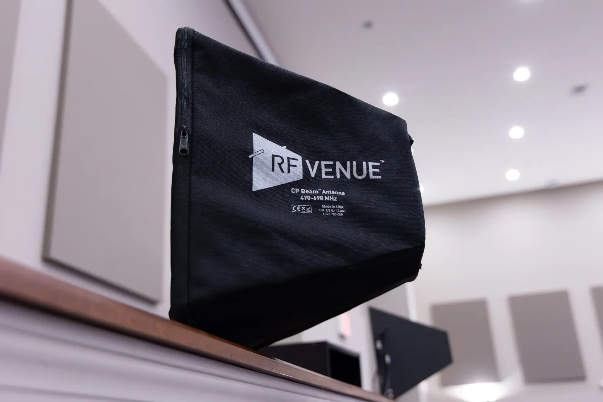 RF Venue wireless microphone antenna installed at Restoration Church in Whiteland Indiana for the church audio system