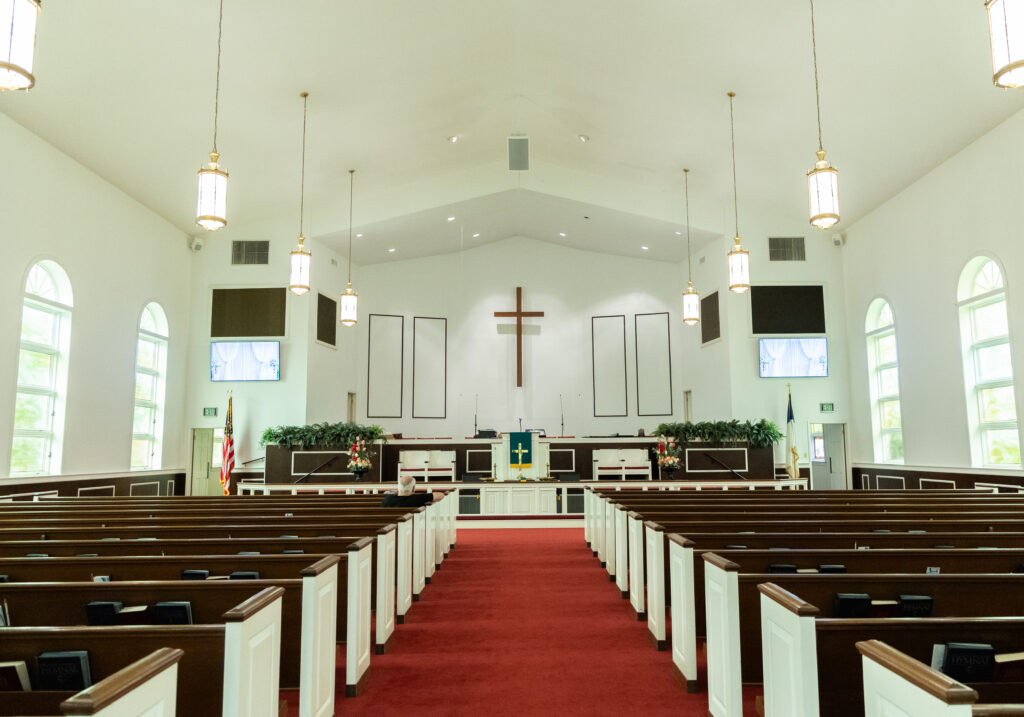Audio and video installation completed by Presence Pro Audio at Grace Church in Guin Alabama
